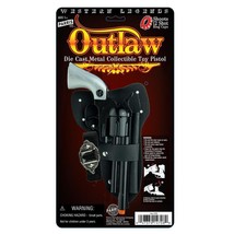 Toys Outlaw Die Cast Metal Collectible Toy Pistol Made in Spain - $498.24 MXN