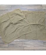 Croscill Imperial Empress Euro Pillow Sham set 2 Gold square Herringbone... - €33,43 EUR