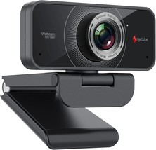 1080P Webcam with Microphone USB Computer Camera for Laptop Desktop Mac HD PC We - £54.77 GBP