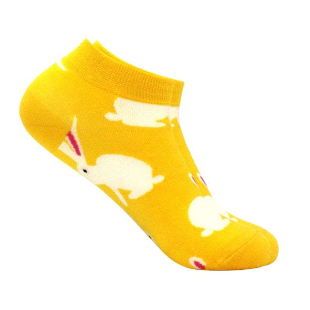 Yellow Bunny Socks (Adult Medium) - $2.97