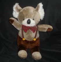 18&quot; Vintage 1982 A &amp; B Novelty Tan Koala Brooklyn Doll Stuffed Animal Plush Toy - £36.61 GBP
