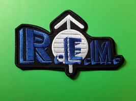 R E M AMERICAN HEAVY ROCK METAL POP MUSIC BAND EMBROIDERED PATCH  - £3.84 GBP