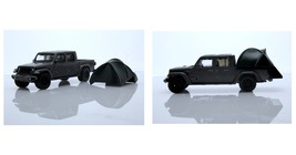 1:64 Scale 2021 Jeep Gladiator Off Road Pickup Truck Tent Diecast Model ... - £24.37 GBP