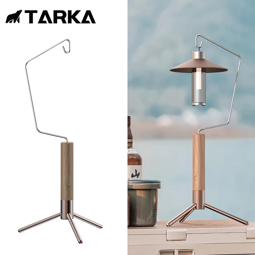 TARKA Camping Tabletop Lantern Stand Rack Detachable Light Stand Lantern Hangers Other Camping