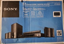 Sony 5.1 Channel HOME THEATER SYSTEM HT-SS360 In Original Packaging  - $378.16