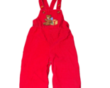 Vintage Overalls Corduroy JC Penney Toddletime Red 6 Months Japan Bear B... - £19.92 GBP