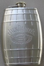 Beautiful Stainless Steel Jack Daniels Flask - VGC - VERY NICE FLASK - 2007 - £20.99 GBP