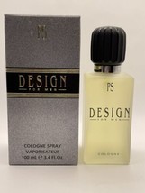 PS DESIGN For Men By Paul Sebastian 3.4oz Cologne Spray RARE ~ NEW IN BOX - $124.50