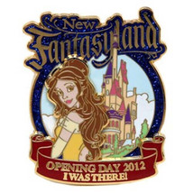 Disney Beauty &amp; the Beast New Fantasyland Opening Day Limited Edition 1500 pin - £19.91 GBP