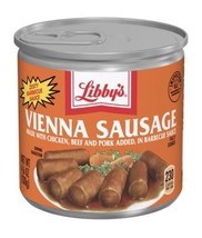Libbys Vienna Sausage Zesty Barbecue 4.6 Oz (Pack Of 6 Cans) - £23.29 GBP