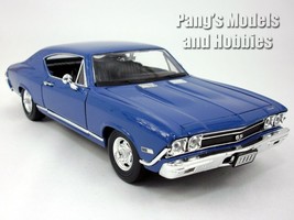 1968 Chevrolet Chevelle SS-396 1/24 Scale Diecast Model by Welly - BLUE - $32.66