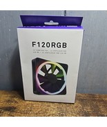 120mm NZXT F120 RGB Single Fan, Black, 500-1800rpm, 13.94-50.18CFM, 27.5dB - $19.80