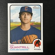 2022 Topps Heritage Baseball Cal Quantrill #51 Cleveland Guardians - £1.55 GBP