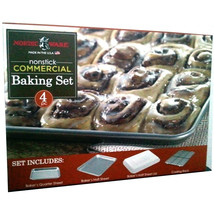 Nordic Ware Four Piece Non-Stick Commercial Baking Set - £42.81 GBP