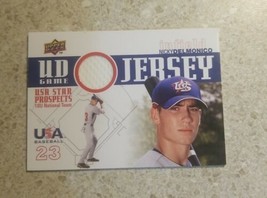 2009 Upper Deck Usa Baseball Nicky Delmonico Ud Game Jersey Relic #GJU-5 - £1.55 GBP