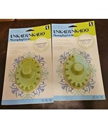 NEW Lot of 2 Inkadinkado Oval Stamping Wheels 65-32022 Stamping Gear Too... - $16.19 CAD