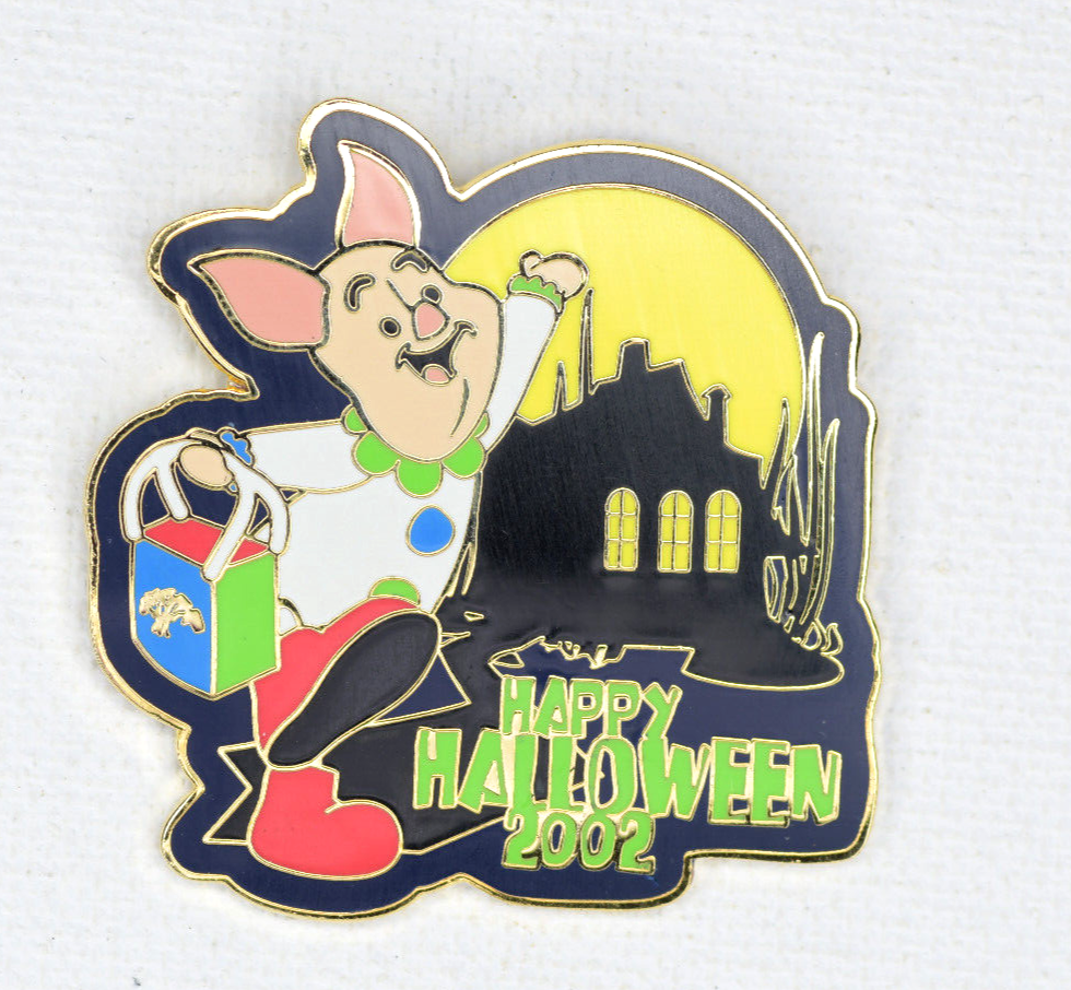 Primary image for Disney 2002 Piglet As A Clown  Halloween Trick Or Treat Series Pin#16848