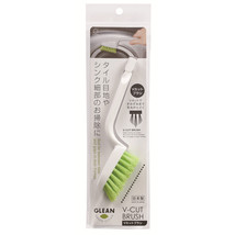KOKUBO V Cut Kitchen Brush Cleaning Tool Green - £20.70 GBP