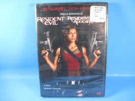 Resident Evil &amp; Resident Evil: Apocalypse (Dvd) 2 Disc New Sealed Rip In Shrink - £7.58 GBP