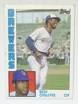 Ben Oglive 1984 Topps #190 Milwaukee Brewers MLB Baseball Card - £0.79 GBP