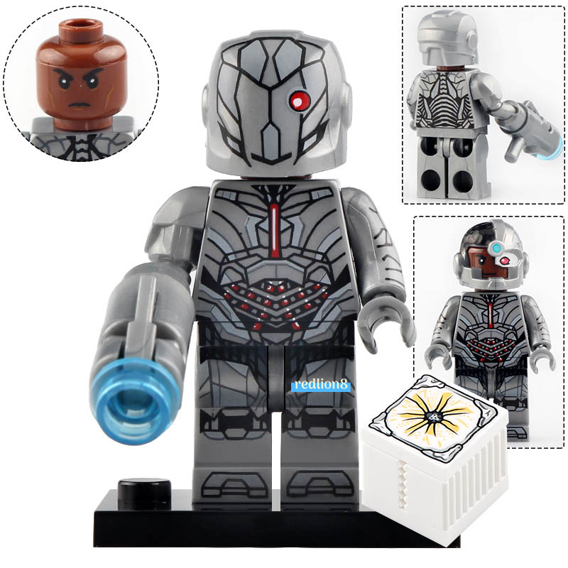 Primary image for Cyborg (Justice League Snyder Cut) DC Superhero Lego Compatible Minifigure Brick