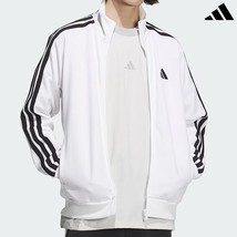 adidas 3S Doubleknit Track Jacket Men&#39;s Sportswear Casual Gym Top AsiaFi... - $82.68