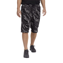 Puma Men&#39;s Big &amp; Tall Camo-Print Fleece Logo Shorts in Black-XLT - $29.94