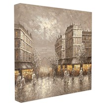 Stupell Home Dcor City of Light with Eiffel Tower Oversized Stretched Canvas Wal - $59.99