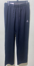 Reebok Men&#39;s Small Sweatpants Textured Knit Pant Gym Joggers Athletic Black - £19.75 GBP