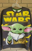 Star wars &quot;Yoda&quot; Sweater Grey - Size Medium - £12.77 GBP