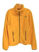 Mens The North Face Full Zip Fleece Jacket YELLOW Nice Shape! Size Small S - £21.08 GBP