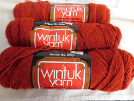 Wintuk Terra Cotta lot of 3 Dye Lot 8295 - £5.22 GBP