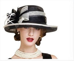 Ladies Women Fedora  Fashion Hat  Kentucky Derby Church Wedding Fashion ... - £50.89 GBP