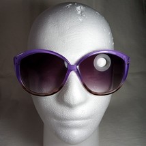 Adrienne Vittadini Sunglasses AV002 Purple Brown Frame Gradient Lens 57-... - $12.90