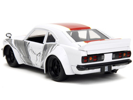 1974 Mazda RX-3 White with Red Stripe and Graphics and Saitama Diecast F... - $55.77