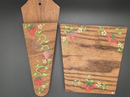 Vintage 1970s Strawberry Wall Decor Wood - £10.08 GBP