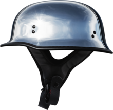 HIGHWAY 21 - 9mm German Beanie Helmet, Chrome, 5X-Large - £70.57 GBP