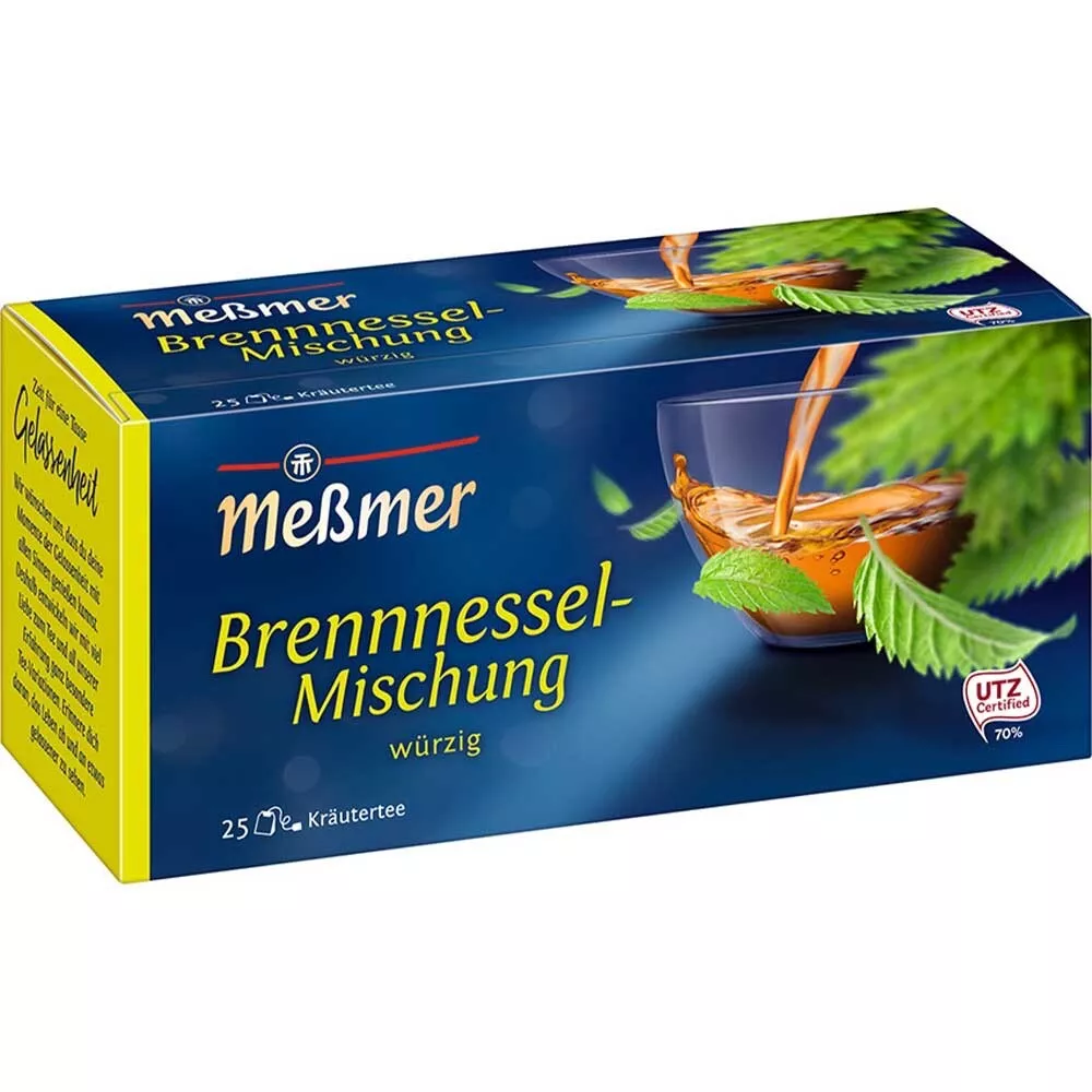 MESSMER Brennessel Mischung Nettle MIX tea -25 tea bags- FREE SHIPPING - $521.73 MXN