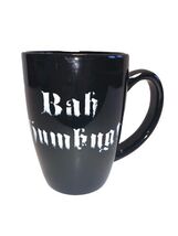 Ceramic Black Bah Humbug Christmas Coffee Mug Cup 5” Tall - $13.00