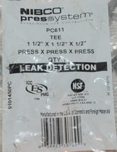 Nibco Press System PC611 Tee Leak Detection 9101450PC Package of 1 image 2