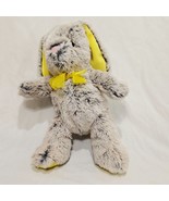 Bunny Rabbit Gray Yellow Dan Dee Plush Stuffed Animal 13&quot; Collectors Cho... - £15.18 GBP
