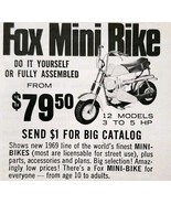 1969 Fox Corp Mini Bike Motor Bike 3 To 5 HP Advertisement Motorcycle E91H - $465.61 MXN