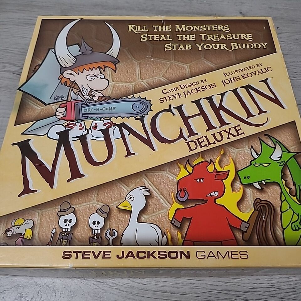 Munchkin Deluxe Steve Jackson Games Board Game Replacement Parts - £0.80 GBP - £4.02 GBP