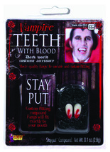 Forum Novelties 64393 Vampire Fangs with Blood - $64.09