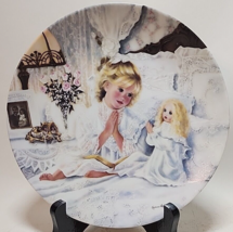 NOW I LAY ME DOWN TO SLEEP collector plate CORINNE LAYTON Small Blessing... - $24.74