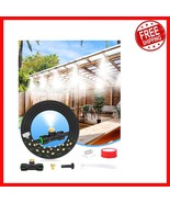 Brass Nozzle 63FT Outdoor Misting Cooling System for Ultimate Summer Relief - $880.88 MXN
