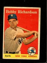 1958 Topps #101 Bobby Richardson Good+ Yankees *NY0630 - £9.18 GBP