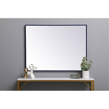 Elegant Lighting  MR43040BL  Eternity 40 X 30 inch Blue Wall Mirror Blue Frame - £142.08 GBP