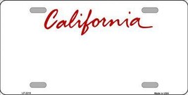 California State Background Blank Novelty Metal License Plate - £17.60 GBP