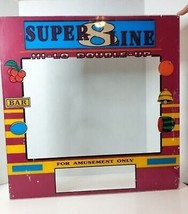 Acrylic At Home Gaming Slot Machine Arcade Cover Panel Super Line 8 - £25.22 GBP